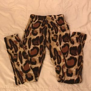 Leopard Print Leggings by Shosho